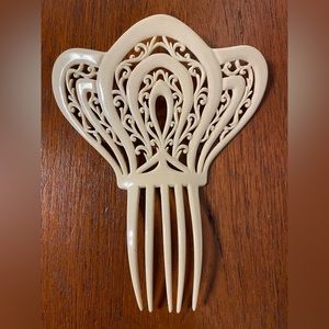 Antique Celluloid Mantilla Hair Comb